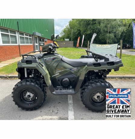EX DEMO Polaris Sportsman 570 EPS (Sage Green) Quad Bike EU SPEC (Agri Road Legal)